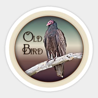 Old Bird Sticker